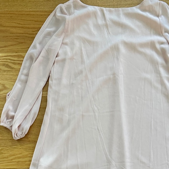 Lulu's Blush Pink V-Neck Dress (S) - Picture 5 of 12